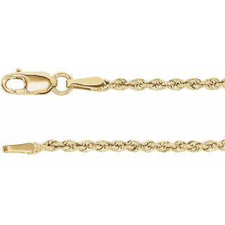16 Inch 1 85 Mm Rope Chain With Lobster Clasp Sterling Silver