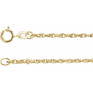 16 Inch Rope Chain With Spring Ring Sterling Silver Ch70 70001 P