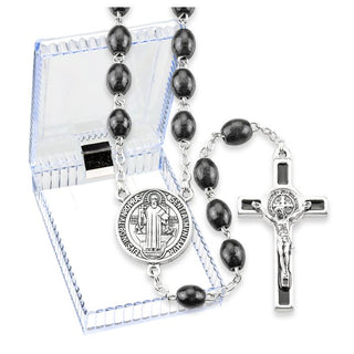 Black St Benedict Rosary
