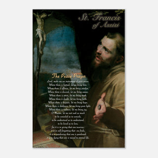 St. Francis of Assisi Peace Prayer Canvas Print - view 6