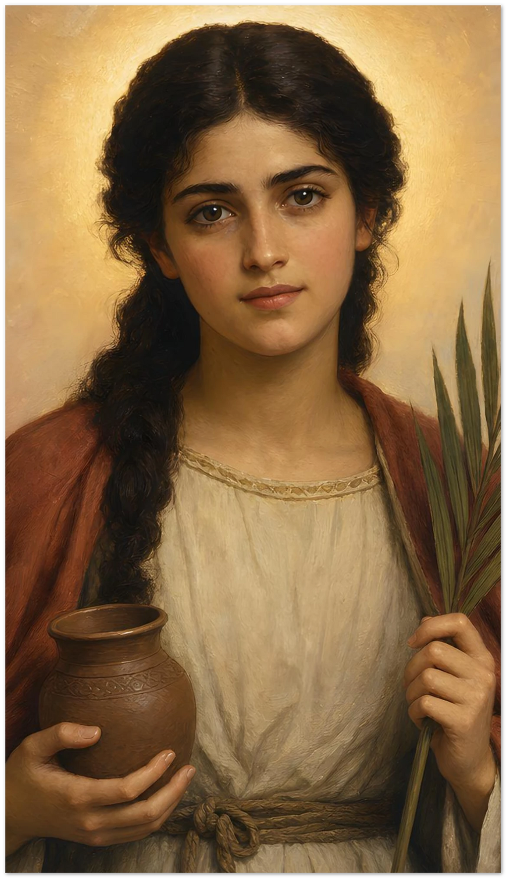 St. Rufina of Seville Holy Card — Catholic Prayer Card | Sancta Lumina ...