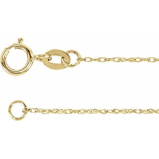 7 Inch Rope Chain Sterling Silver