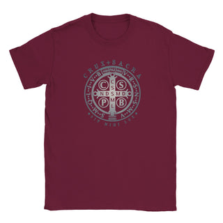 St. Benedict Medal Reverse Silver T-Shirt - view 4