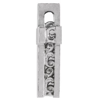 Sterling Silver Scroll Cross Pendant