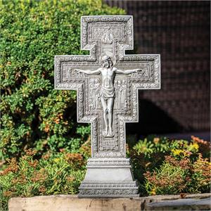 22.75-Inch San Damiano Cross Garden - View 2