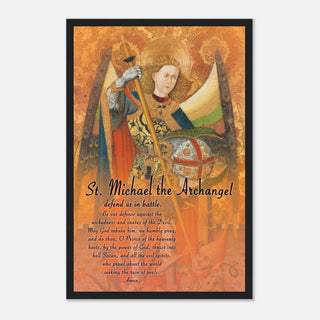 St. Michael the Archangel Prayer Framed Print - view 22