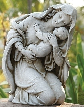 13.5" Kneeling Madonna & Child