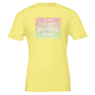 Cross Mountain Medjugorje Pastel T-Shirt