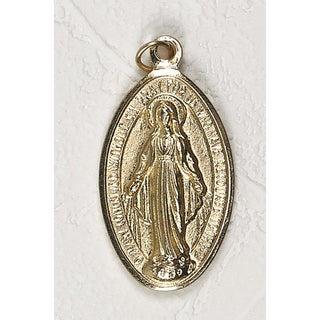 Bulk Miraculous Double Sided Medals - Gold Tone - 1-1/2 Inch