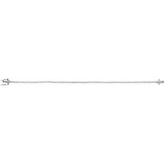 14K White 7/8 CTW Natural Diamond Line 7"  Bracelet  