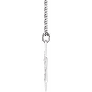 Sterling Silver  20x18 mm Star of David 18" Necklace