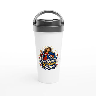 Our Lady Undoer of Knots Travel Mug