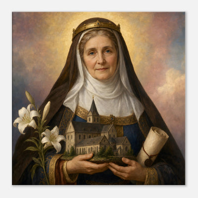 St. Hedwig of Silesia - Devotional Canvas