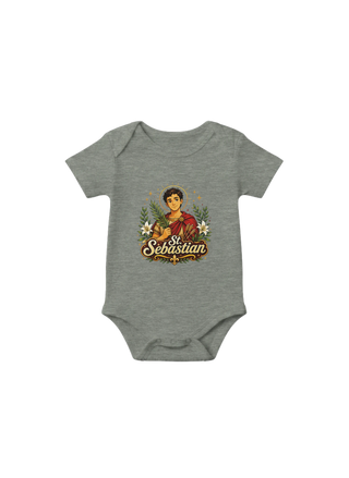 St. Sebastian Anime Baby Onesie - view 2