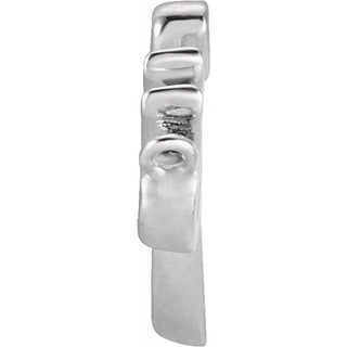 Platinum 21.3 mm Faith Necklace Center