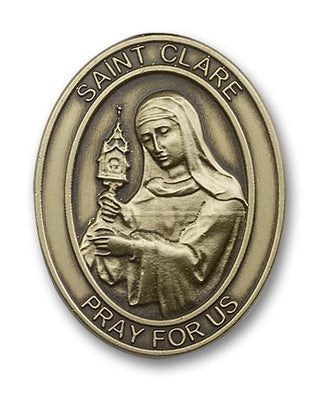 Gold Finish St Clare Visor Clip