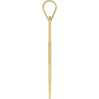 14K Yellow 32x26 mm Star of David Pendant