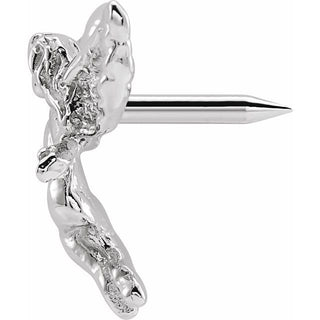 Sterling Silver Dancing Angel Lapel Pin