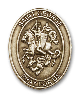 Gold Finish Saint George Visor Clip