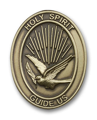 Gold Finish Holy Spirit Visor Clip