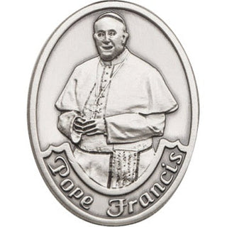 Silver Finish Pope Francis Visor Clip