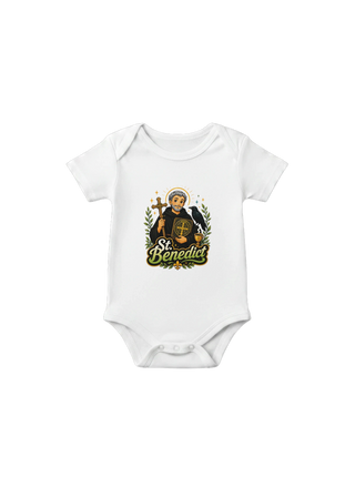 St. Benedict Baby Onesie