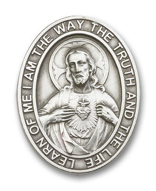 Silver Finish Scapular Visor Clip