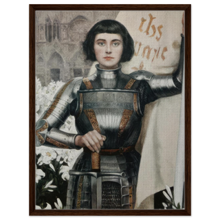 St. Joan of Arc by Albert Lynch Framed Canvas - view 11