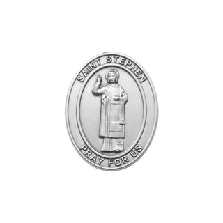 St. Stephen the Martyr Visor Clip - Silver Finish