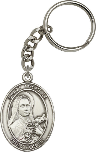 Silver Oxide Juan Diego Keychain | Engravable