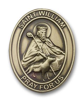 Gold Finish St William Visor Clip
