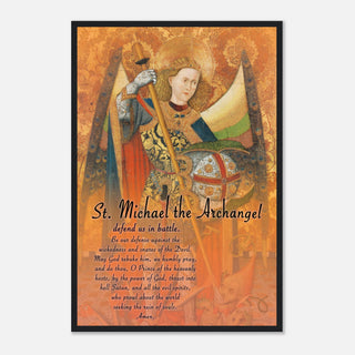 St. Michael the Archangel Prayer Framed Print - view 13