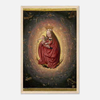Madonna and Child on the Crescent Moon Framed Print