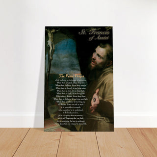 St. Francis of Assisi Peace Prayer Canvas Print - view 7