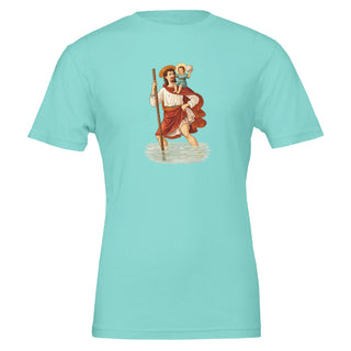 St. Christopher Carrying Christ Child T-Shirt - view 2