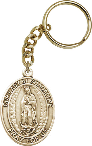 Gold Oxide Saint Therese of Lisieux Keychain | Engravable