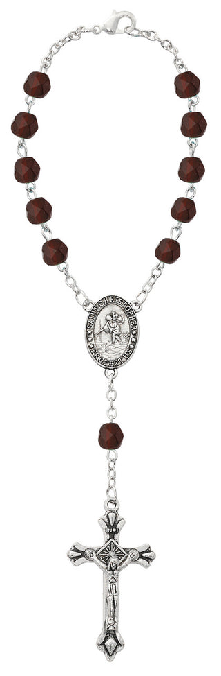 Zircon December Auto Rosary