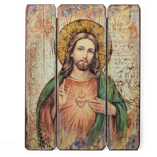 27-Inch Sacred Heart Framed Art - View 4