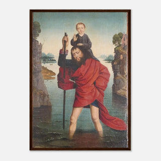 St. Christopher and the Christ Child Framed Print - view 19