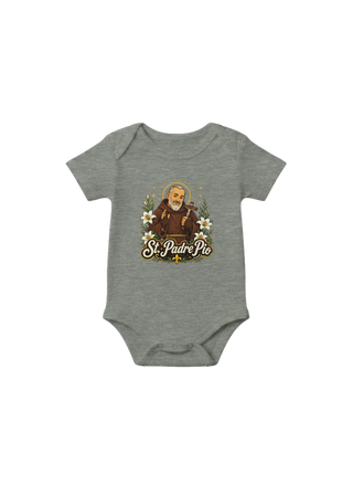 St. Padre Pio Baby Onesie - view 2