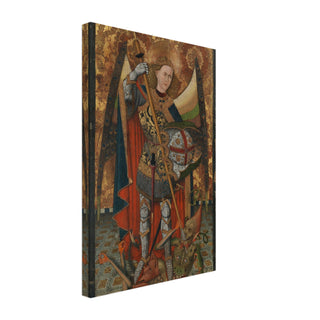 St. Michael the Archangel Medieval Canvas Print - view 3