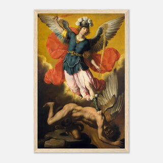 St. Michael the Archangel Triumph Framed Print