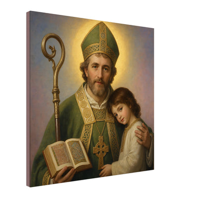 St. Ultan of Ardbraccan - Devotional Canvas