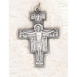Bulk Silver tone San Damiano Cross