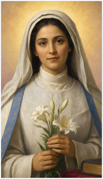 St. Beatrice of Silva Holy Cards