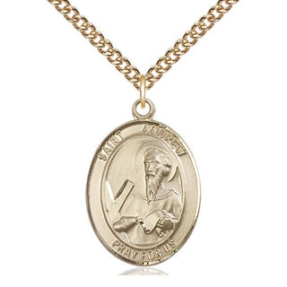 14kt Gold Filled Saint Andrew the Apostle Medal Catholic Jewelry Engraved Catholic Saint Jewelry
