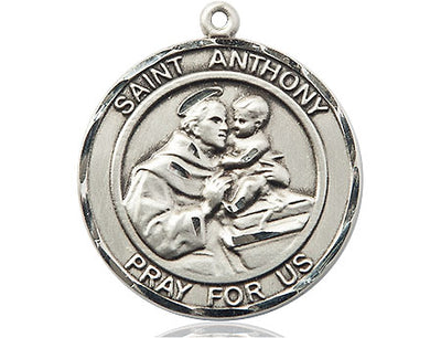 Pewter St. Anthony of Padua Medal | Large | Engravable