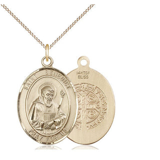 14kt Gold Filled Saint Benedict Medal Catholic Jewelry