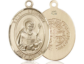 14kt Gold Saint Benedict Medal