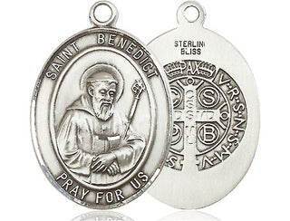 Sterling Silver Saint Benedict Medal